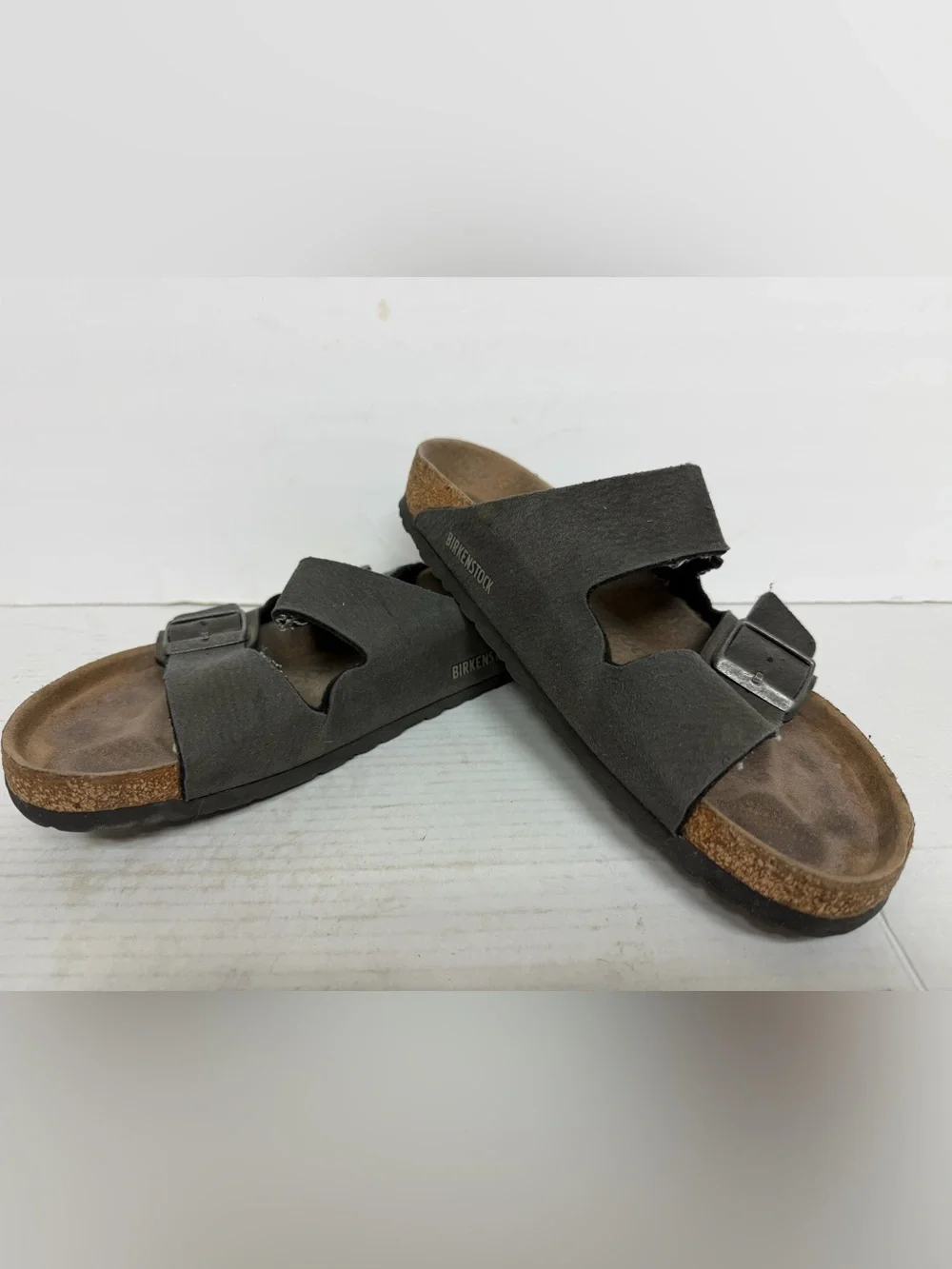 Birkenstock Arizona Sandals Gray Anthracite EU 42 US Men 9 W11 NICE